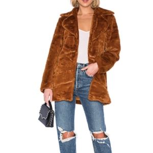 minkpink faux fur jacket